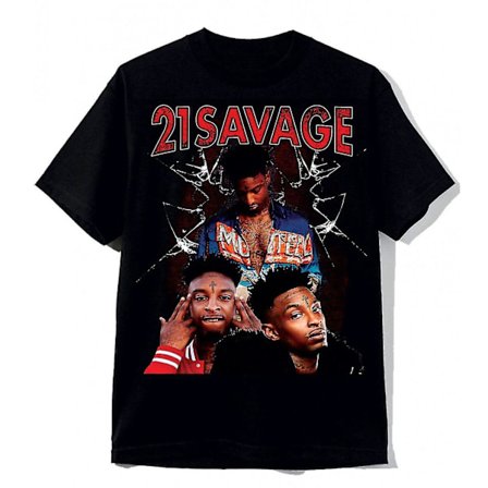 Vintage Tee Retro 90-tal T-shirt 21 Savage