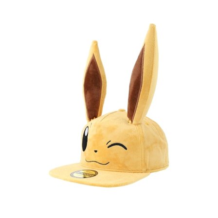Difuzed - Beige adjustable Keps - Pokémon Winking Eevee Novelty Cap Beige Snapback @ Hatstore