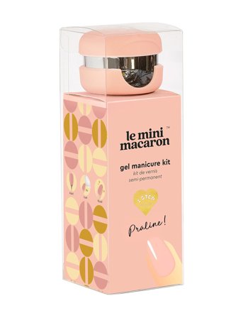 Le Mini Macaron Gel Manicure Kit Praline - Beige - ONE SIZE