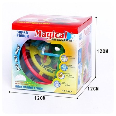 3D Magical Perplexus Maze Ball Intellect Pall Rolling Puzzle Cubes Peli