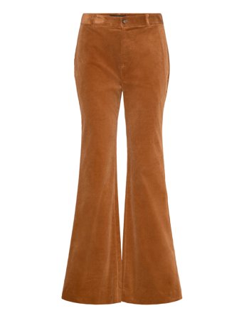 High-Rise Corduroy Flare Pant Brown Lauren Ralph Lauren