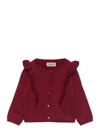 Tille Strikkegenser Cardigan Burgundy MarMar Cph