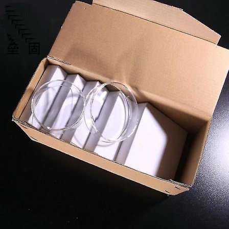 8 st 90 mm Glas Petriskål Odlingsplatta med Lock