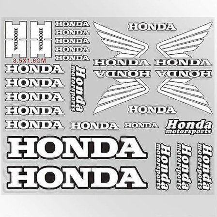 Honda Stickers Decals Motorcykel Tank Logo Kit