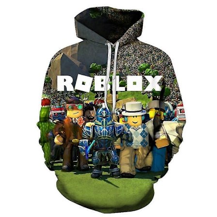 Roblox Gaming Sport Hoodies för Barn 5-10 År, Pojkar & Flickor, Tröja med Huva, Present
