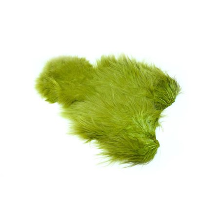 Whiting Spey SH/C - White dyed Olive