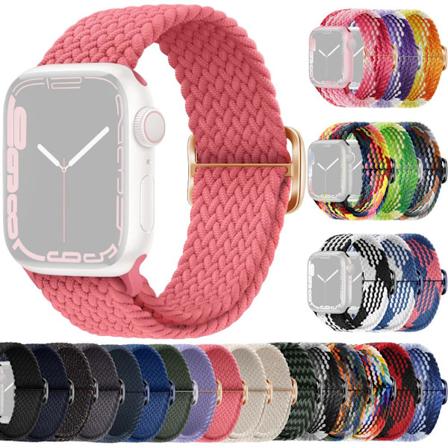 SKALO Flettet stoffrem Apple Watch 38/40/41mm - Flere farger pink