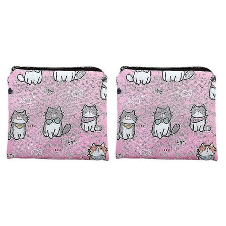 2-pakks Hygienebindings Oppbevaringspose Hygienebindings Puter Oppbevaringspose Med Glidelås