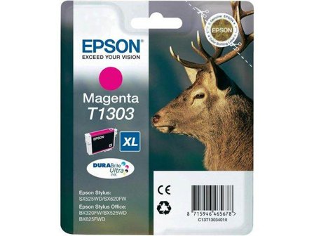 Epson T1303 - XL-størrelse - magenta - original - blekkpatron