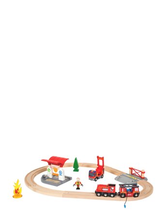 BRIO | Brio 33815 Togsæt Med Brandmandstema | ONE SIZE