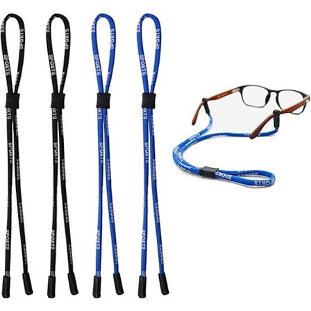 4 kpl turvalasien hihnoja, silmälasiketju silmälasinauha aurinkolasiketju yleiskäyttöinen johto urheilulasien hihna