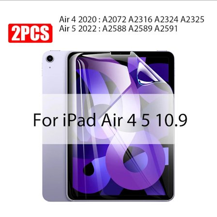 Hydrogel Film kompatibel iPad Pro 13 M4 12.9 Air 11 5 4 3 2 M3 M2 Skärmskydd kompatibel Ipad A16 10 9 10:e 9:e Generationen Mini 6 7 Film
