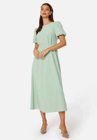 BUBBLEROOM Linnea Maxi Dress Dusty green Klær