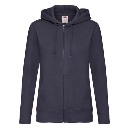 FRUIT OF THE LOOM Zip Hoodie dam marin S - Lyreco - Yrkeskläder - Tröjor och Sweatshirts - Zip-tröjor