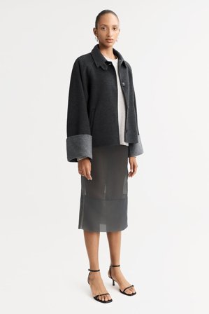 Soft Goat - Double Faced Jacket - Cashmere jacket - S - Grey