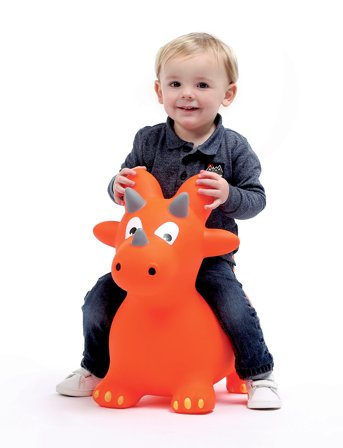 Ludi Bouncy Animal - Dino - Multi/patterned - ONE SIZE