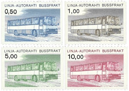 Finland 1981 - Buspakkemærker - LAPE 14-17 - Postfrisk