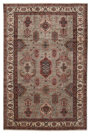 Kazak Ariana Matta Orientalisk Brun/Mörkröd (Ull, Afghanistan)