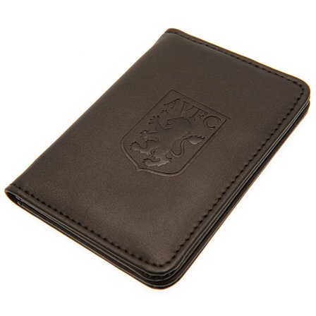 Aston Villa FC Crest Card Holder One Size Black
