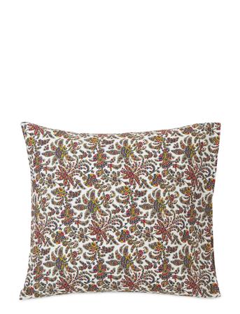 Printed Cotton Sateen Pillowcase Home Textiles Bedtextiles Pillow Cases Multi/mönstrad Lexington Home