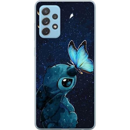 Samsung Galaxy A52 5G Gennemsigtig cover Stitch sommerfugl