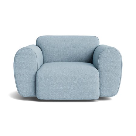 Friday lænestol - Raisa Lyseblå - 130x94x78 - Lænestol