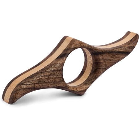 Bogsideholder i træ - Håndlavet valnød tommelfinger bogtilbehør - Læsegadget til at læse i sengen - Gaver til bogelskere, ivrige læsere, bogorme, 