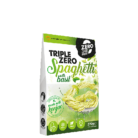 Forpro Triple Zero Pasta Lågkalori Spagetti Basilika 270 g