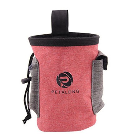 Hundefôringspung med belte for trening, bærer leker og godbiter, sport, løping, snor