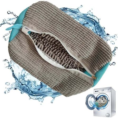 Vasketaske til sko – Vaskepose med lynlås - 360-graders fuld dækning rengøring_TF_TF