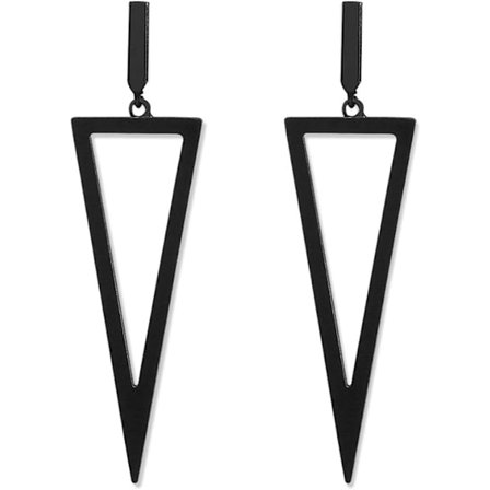 Metall Triangel Danlge Drop Örhängen För Kvinnor Smycken