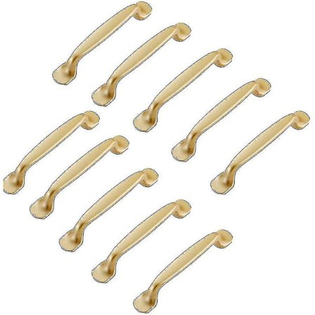 10 stk. Guld Skabshåndtag 96mm Møbelhåndtag Køkken Skab Dør Skab Trækker