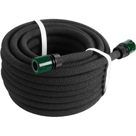 Trädgårdsslang 15M Flexibel Slang med Kopplingar Lätt att Använda, Effektiv Växtbevattning