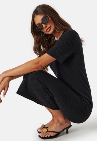 SELECTED Slfhelena 2/4 Knit Dress Black Klær