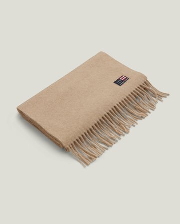 Lexington Halsduk i återvunnen ullblandning, ljusbrun melange