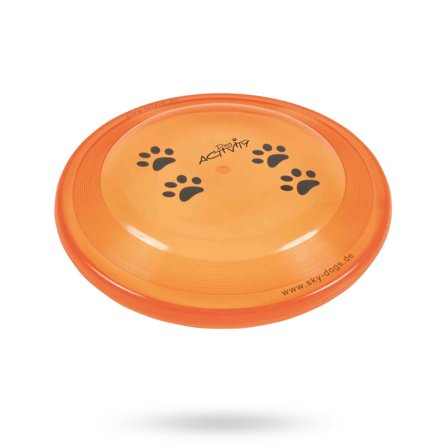 Trixie - Bittålig Frisbee Plast ø23 cm - Till hundpromenaden - Hundleksaker