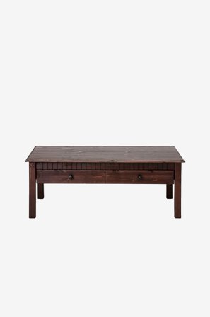 Loft24 - Soffbord Lisa 2 lådor - Brun - Soffbord - Från Homeroom