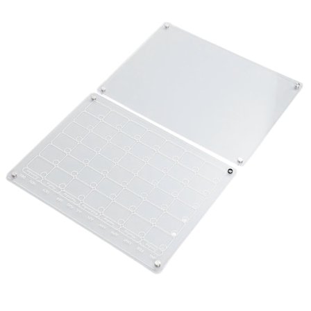 2 st Magnetisk Akrylkalender för Kylskåp 40x30cm Tidsplanering Kylskåp Månadsvis Whiteboard för Planering