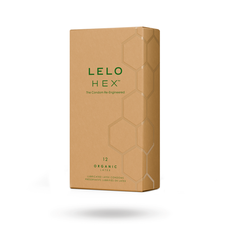 LELO HEX ORGANIC 12-PACK KONDOMER - Vuxen.se - Kondomer
