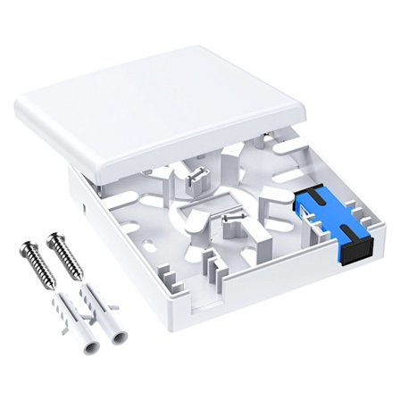 Fiber Opt Kopplingsdosa Väggpanelbox Med Inkluderad Monteringshårdvara Enkel