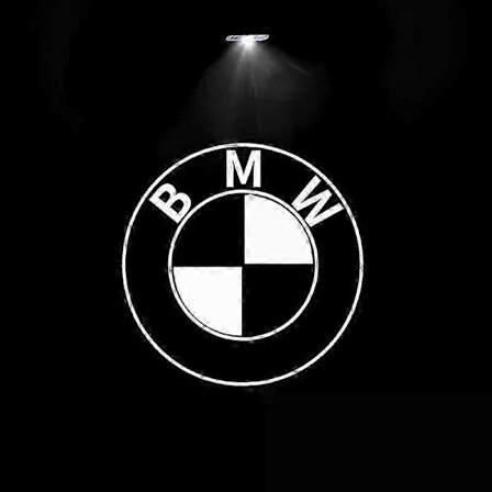 2 stk. Bildør Velkomst LED Projektor Laser Logo Dørlys Kompatibel med B M W E90 E60 E46 E93 F20 F21 F30 F31 F32 F33 F34-Perfekt