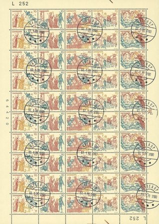 Danmark 1973 - AFA 552-556 - Helark - Stemplet