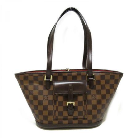 Louis Vuitton Vintage, Pre-owned Shoulder Bags Bruin, Dames, Maat:ONE Size,Canvas