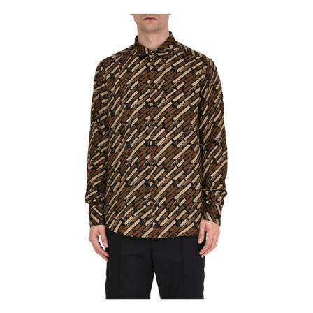 Costume National Casual Shirts , Bruin , Heren , Maat: L