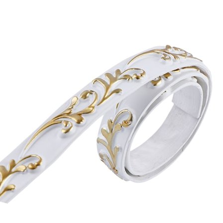 Fleksibel taklist enkel installasjon hjemme vegglist selvklebende list