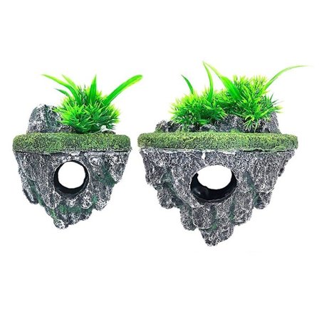 Akvarium Dekoration Svävande Sten Naturlig Sten Landskapsarkitektur för Akvarium