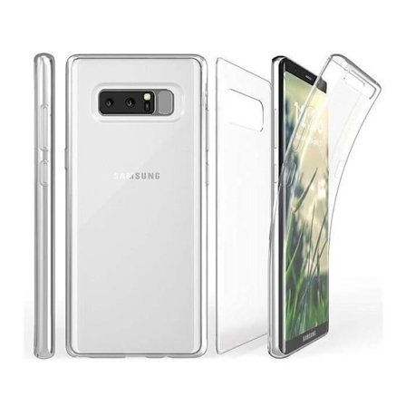 (Fulltäckande) HELT FODRAL till SAMSUNG GALAXY NOTE 8 i TRANSPARENT silikon Samsung Galaxy Note 8