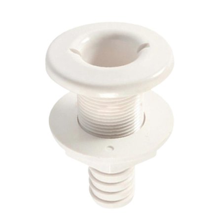 Båd Afløbsfitting Marine Gennemføring Kajak VVS Adapter Rustbestandig Krop Lænse Dræning 19mm 29mm 3/4 Tomme