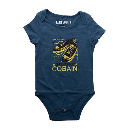 Kurt Cobain Baby Lace Babygrow 0-3 månader Marinblå