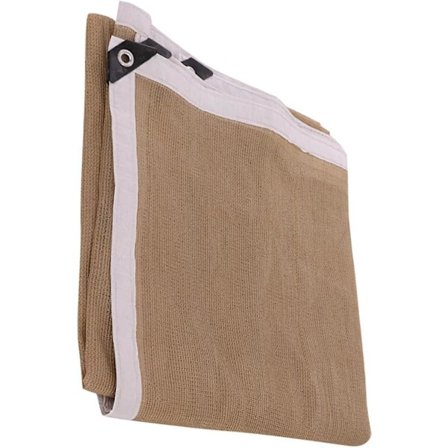 1 st, 2m*3m Ombre Nät Solskydd Utomhus Resistent Solskyddstyg För Pergola Trädgårdsskyddstyg Med Öglor Beige Solskyddsnät Solskydd För P